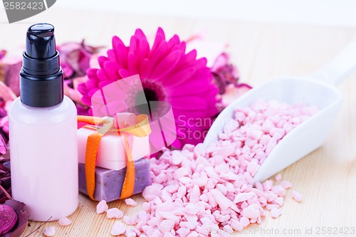 Image of aroma wellness cosmetic beauty objects 