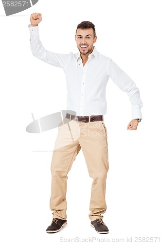 Image of Confident young man with his hand in his pocket