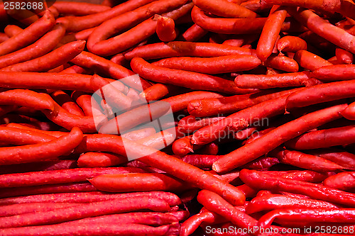 Image of lots of sausages