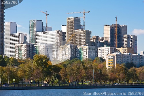 Image of Modern apartment buildings