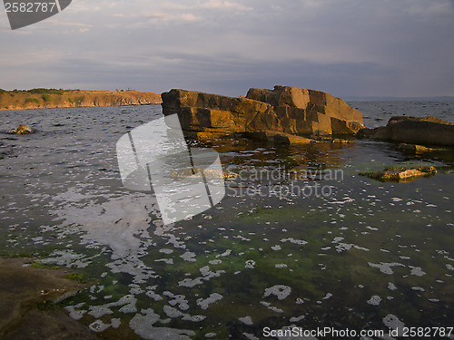 Image of Bulgarian seaside landscapes – beautiful coastline near Chernomorets