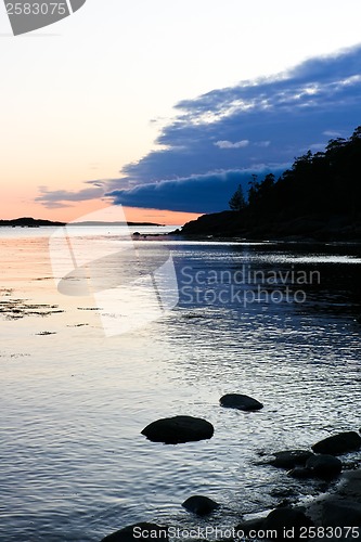 Image of Sea sunset