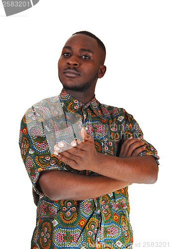 Image of Black man showing.