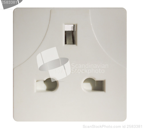 Image of British plug socket