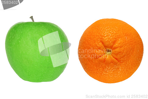 Image of Fruits isolated over white