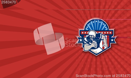 Image of American Football QB Quarterback Crest