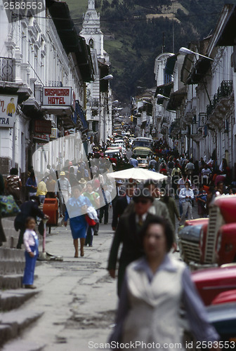 Image of Street in Quito, Ecuador