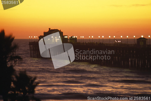 Image of Pier at sunset