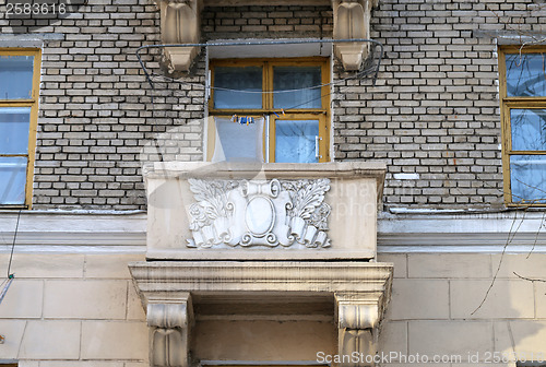 Image of Beautiful balcony on the building