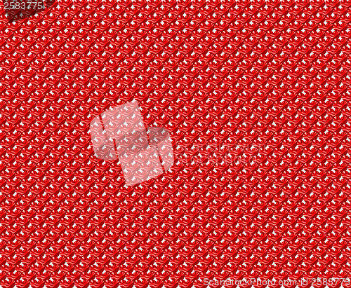 Image of texture from red hearts