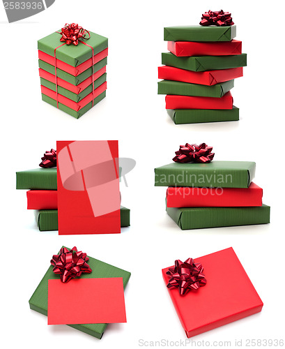 Image of gifts isolated on white background