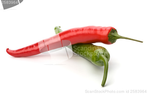 Image of Chili pepper isolated on white background