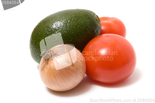 Image of vegetable isolated on white