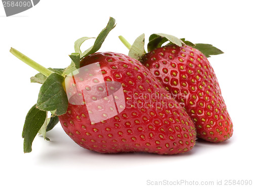 Image of Strawberries isolated on white background