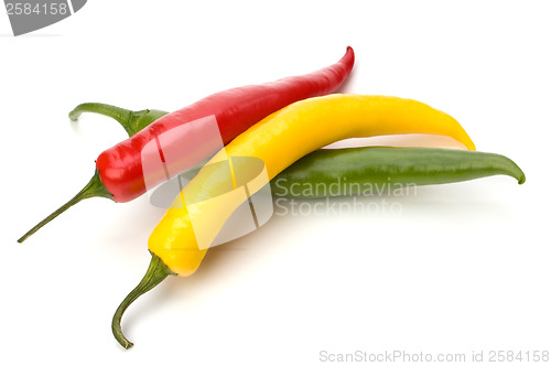 Image of Chili pepper isolated on white background