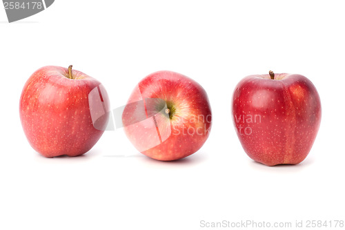 Image of apples isolated on white background