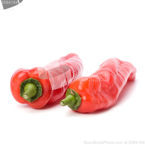 Image of sweet pepper isolated on white background 