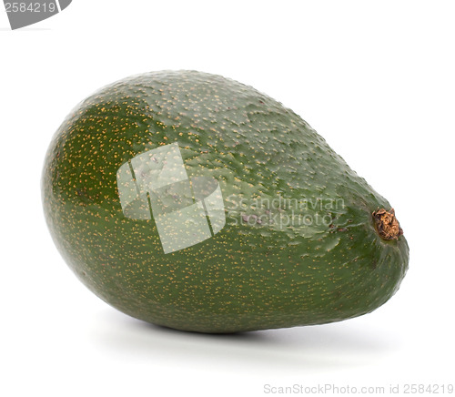 Image of avocado isolated on white background