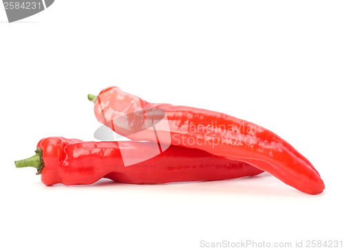 Image of sweet pepper isolated on white background 