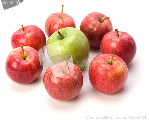 Image of apples isolated on white background