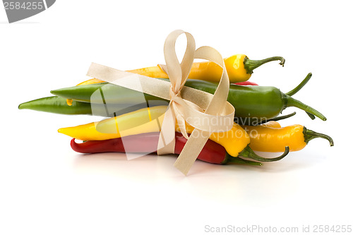 Image of Chili pepper isolated on white background