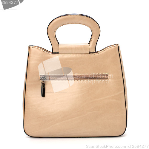 Image of Luxury female handbag isolated on white background 
