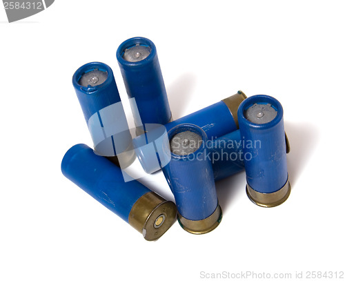 Image of hunting  cartridge isolated on white