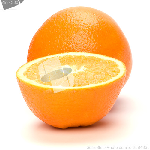 Image of orange isolated on white background