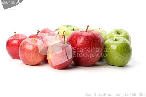 Image of apples isolated on white background