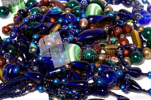 Image of colorful beads background