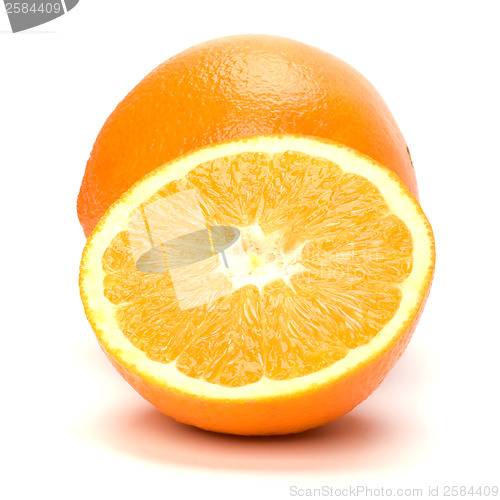 Image of orange isolated on white background