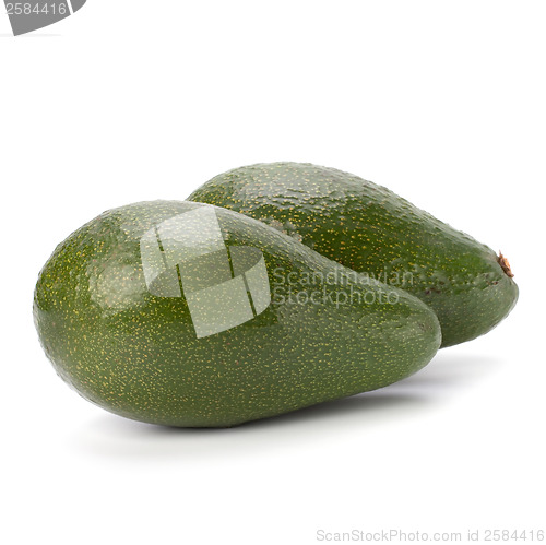 Image of avocado isolated on white background