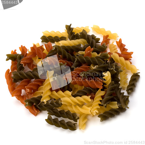 Image of Italian pasta isolated on white background 