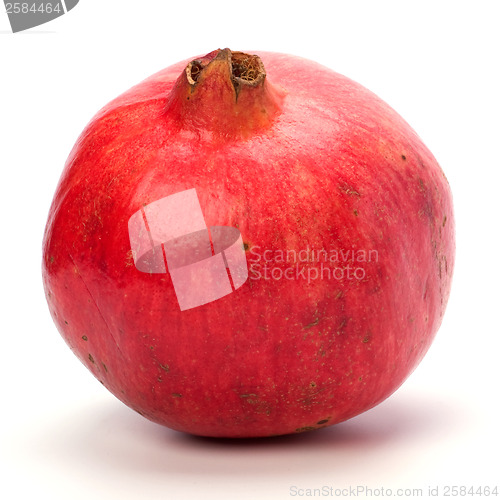 Image of pomegranate isolated on white background