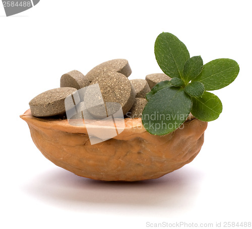 Image of herbal pills