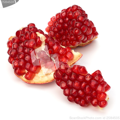 Image of Ripe pomegranate piece  