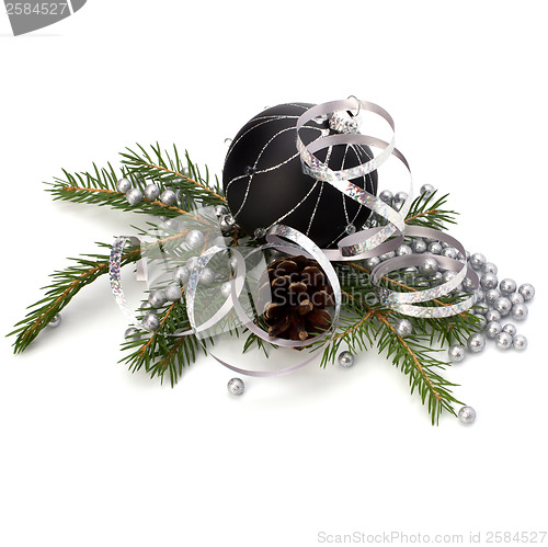 Image of 
Christmas decoration isolated on white background 
