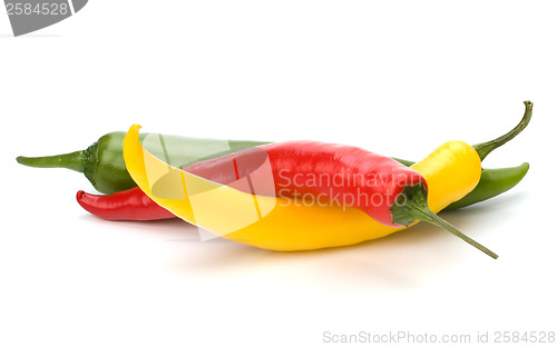 Image of Chili pepper isolated on white background