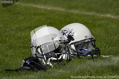 Image of Football helmets