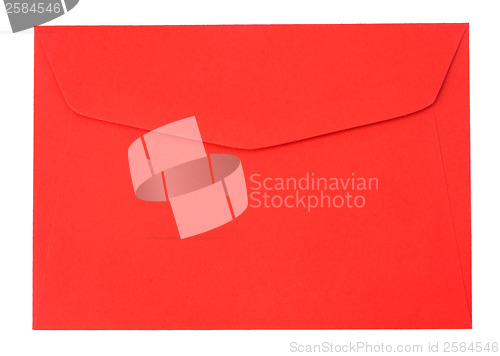 Image of envelope isolated on the white background