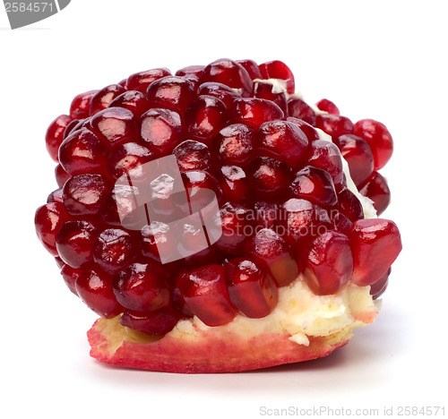 Image of pomegranate isolated on white background