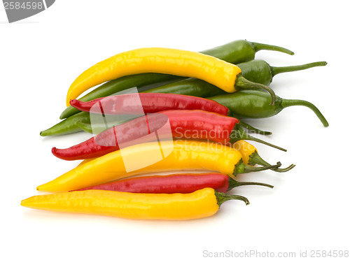 Image of Chili pepper isolated on white background