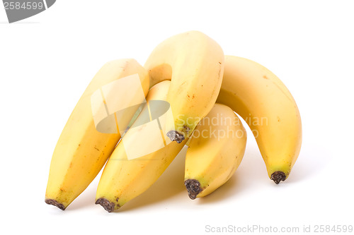 Image of bananas isolated on white background