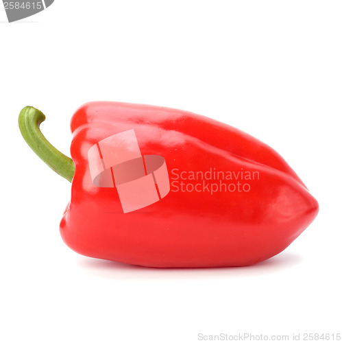 Image of sweet pepper isolated on white background 