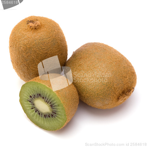 Image of kiwi fruit isolated on white background