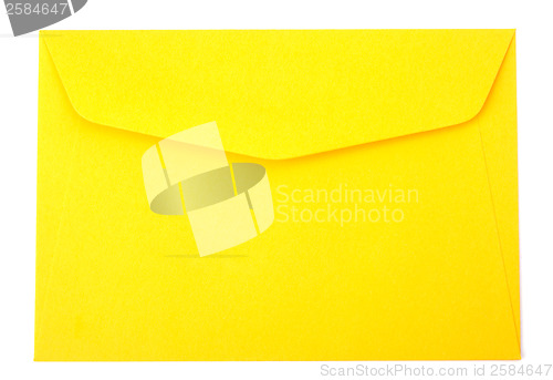 Image of envelope isolated on the white background