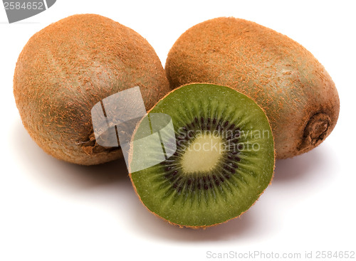 Image of kiwi fruit isolated on white background