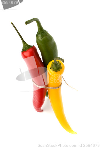 Image of Chili pepper isolated on white background