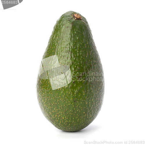 Image of avocado isolated on white background