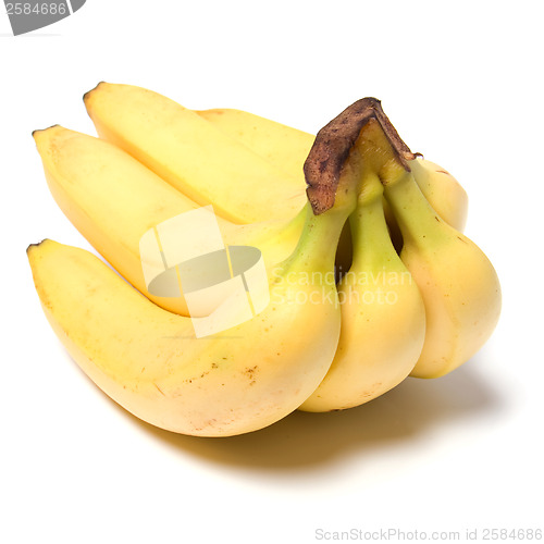 Image of bananas isolated on white background 


